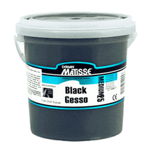 Load image into Gallery viewer, Black Gesso MM25 Matisse
