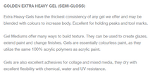 Load image into Gallery viewer, Extra Heavy Gel (Semi-Gloss) Golden 236ml