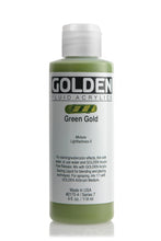 Load image into Gallery viewer, FL Green GoldACRYLIC PAINTGolden Fluid