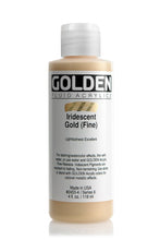 Load image into Gallery viewer, FL Iridescent Gold (Fine)ACRYLIC PAINTGolden Fluid