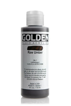 Load image into Gallery viewer, FL Raw UmberACRYLIC PAINTGolden Fluid
