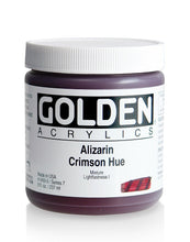 Load image into Gallery viewer, HB Alizarin Crimson HueACRYLIC PAINTGolden Heavy Body