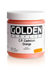 Load image into Gallery viewer, HB Cadmium OrangeACRYLIC PAINTGolden Heavy Body