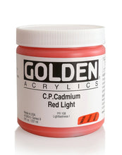 Load image into Gallery viewer, HB Cadmium Red LightACRYLIC PAINTGolden Heavy Body