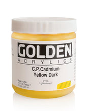Load image into Gallery viewer, HB Cadmium Yellow DarkACRYLIC PAINTGolden Heavy Body