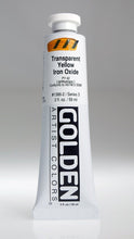 Load image into Gallery viewer, HB Transparent Yellow Iron OxideACRYLIC PAINTGolden Heavy Body