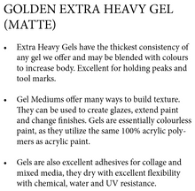 Load image into Gallery viewer, Extra Heavy Gel (Matte) Golden 236ml
