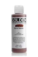 Load image into Gallery viewer, FL Burnt SiennaACRYLIC PAINTGolden Fluid
