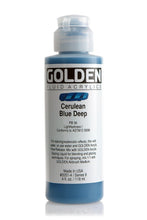 Load image into Gallery viewer, FL Cerulean Blue DeepACRYLIC PAINTGolden Fluid
