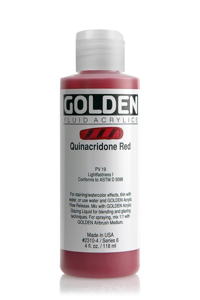 FL Quinacridone RedACRYLIC PAINTGolden Fluid