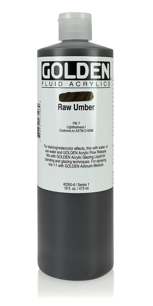 FL Raw UmberACRYLIC PAINTGolden Fluid