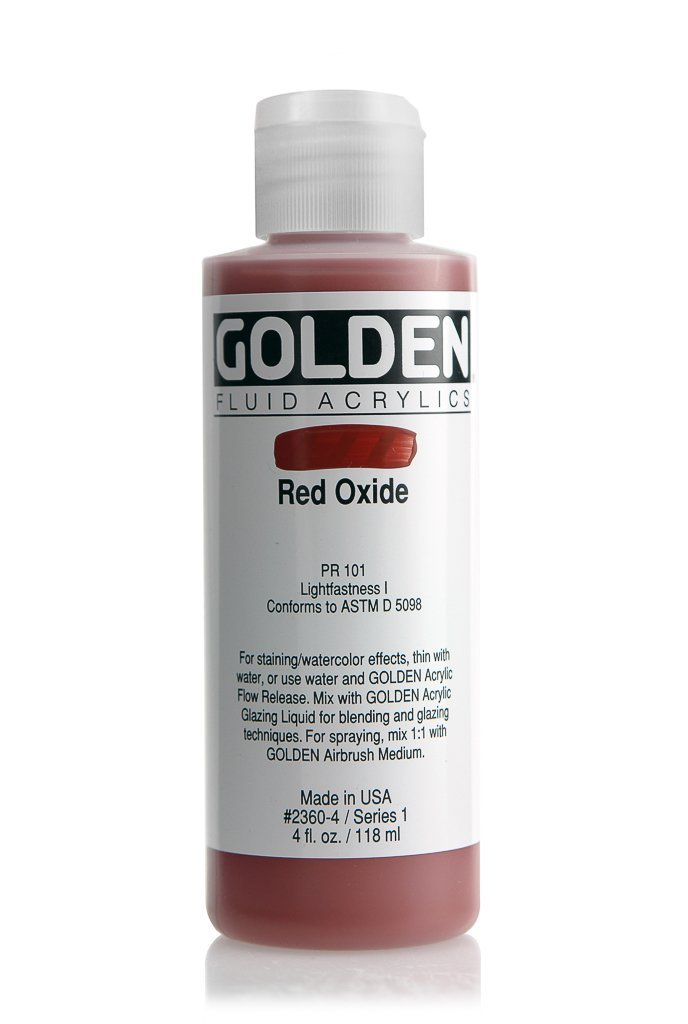 FL Red OxideACRYLIC PAINTGolden Fluid