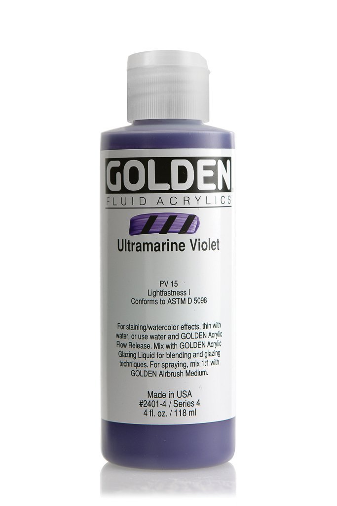 FL Ultramarine VioletACRYLIC PAINTGolden Fluid