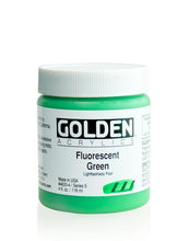 Load image into Gallery viewer, Fluoro Phosphorescent GreenACRYLIC PAINTGolden Fluoro
