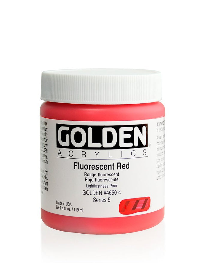 Fluoro RedACRYLIC PAINTGolden Fluoro