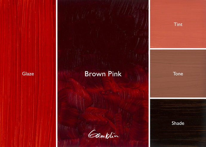 Gamblin Brown PinkOIL PAINTGamblin
