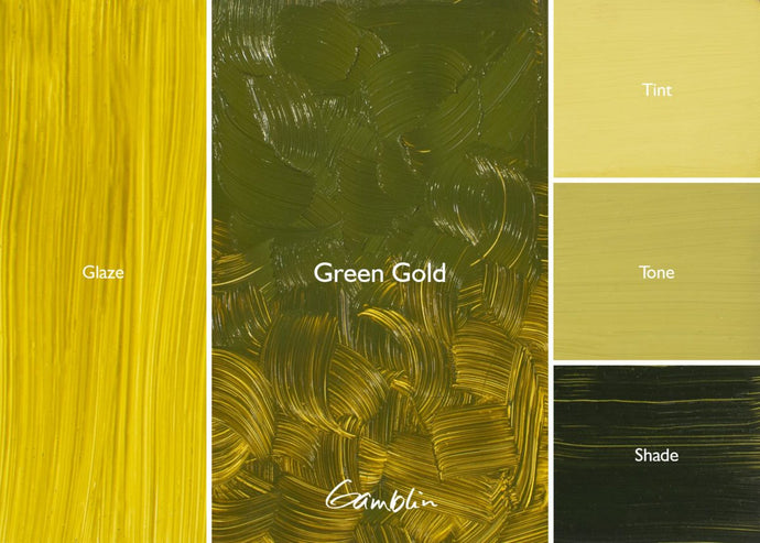 Gamblin Green GoldOIL PAINTGamblin