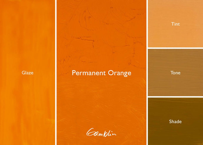 Gamblin Permanent OrangeOIL PAINTGamblin