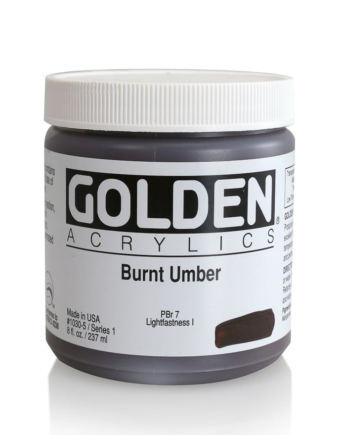 HB Burnt UmberACRYLIC PAINTGolden Heavy Body