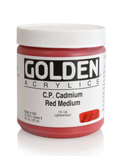 Load image into Gallery viewer, HB Cadmium Red MediumACRYLIC PAINTGolden Heavy Body
