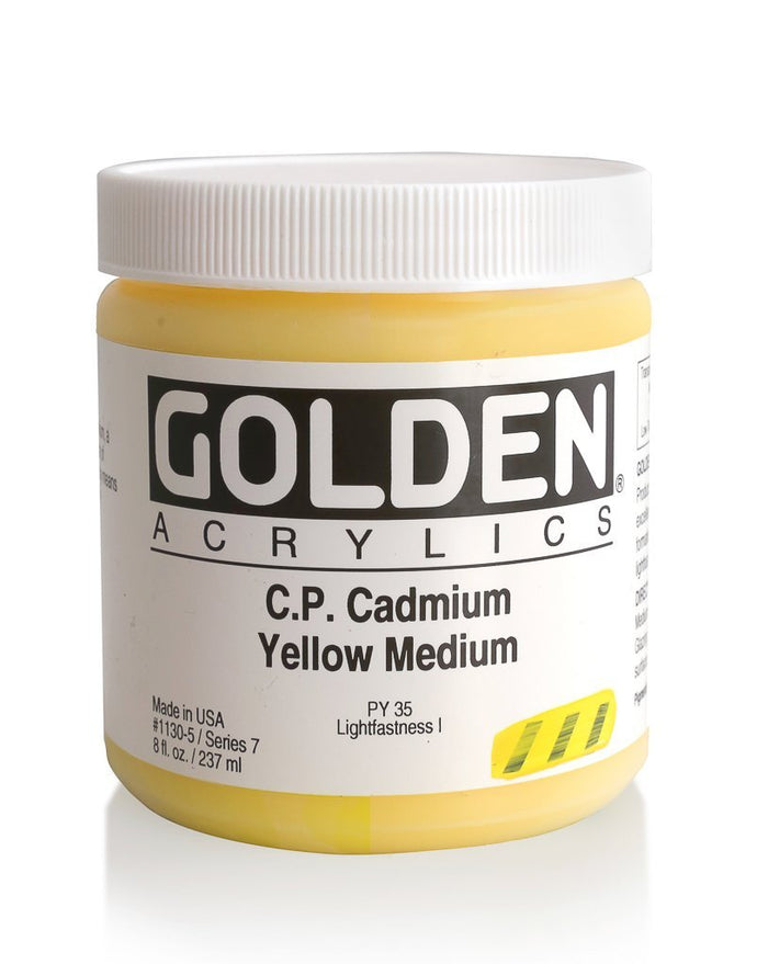 HB Cadmium Yellow MediumACRYLIC PAINTGolden Heavy Body