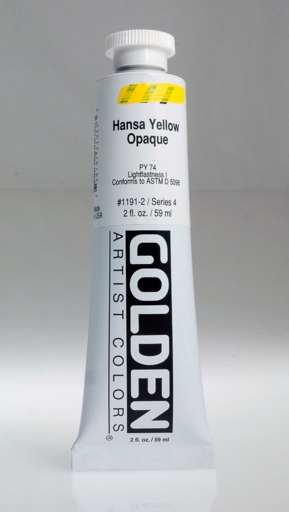 HB Hansa Yellow OpaqueACRYLIC PAINTGolden Heavy Body