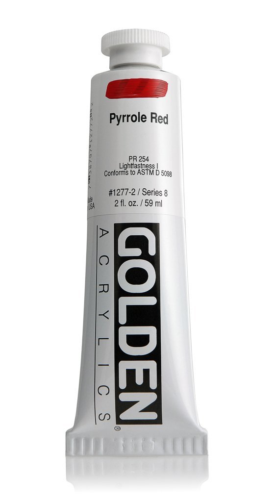 HB Pyrrole RedACRYLIC PAINTGolden Heavy Body