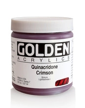 Load image into Gallery viewer, HB Quinacridone CrimsonACRYLIC PAINTGolden Heavy Body
