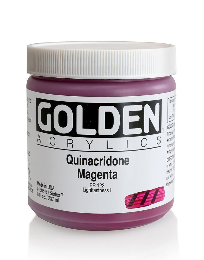 HB Quinacridone MagentaACRYLIC PAINTGolden Heavy Body