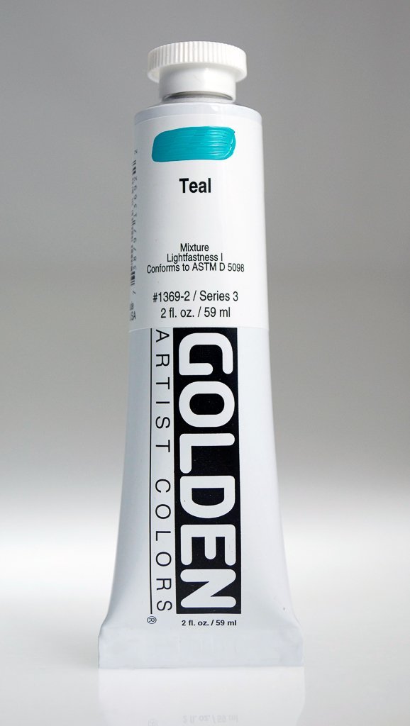 HB TealACRYLIC PAINTGolden Heavy Body