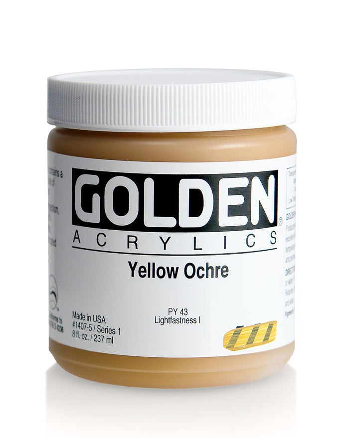 HB Yellow OchreACRYLIC PAINTGolden Heavy Body