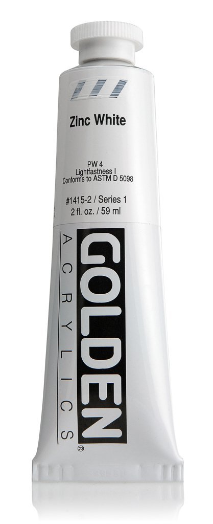 HB Zinc WhiteACRYLIC PAINTGolden Heavy Body