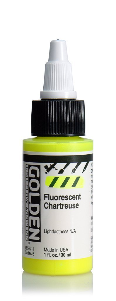 HF Fluorescent ChartreuseACRYLIC PAINTGolden High Flow