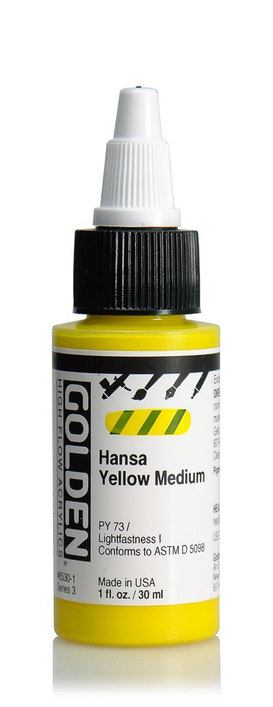 HF Hansa Yellow MediumACRYLIC PAINTGolden High Flow