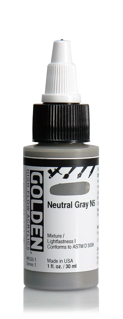 HF Neutral GreyACRYLIC PAINTGolden High Flow