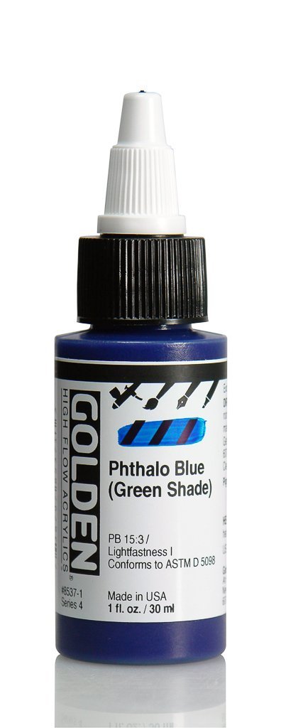 HF Phthalo Blue (Green Shade)ACRYLIC PAINTGolden High Flow