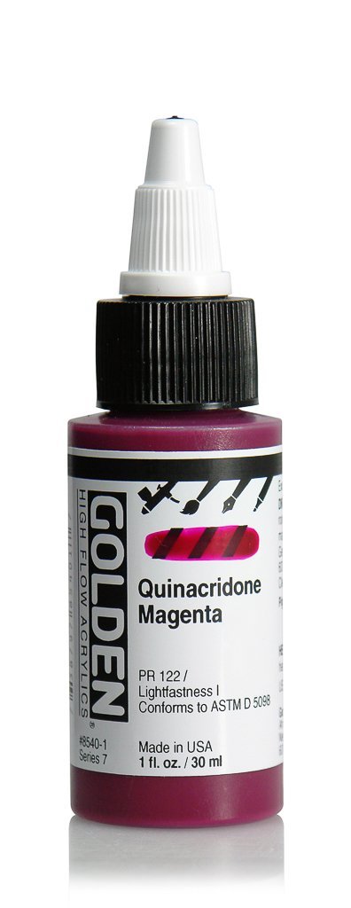 HF Quinacridone MagentaACRYLIC PAINTGolden High Flow