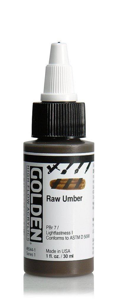 HF Raw UmberACRYLIC PAINTGolden High Flow