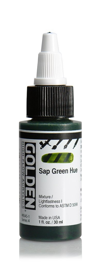 HF Sap Green HueACRYLIC PAINTGolden High Flow