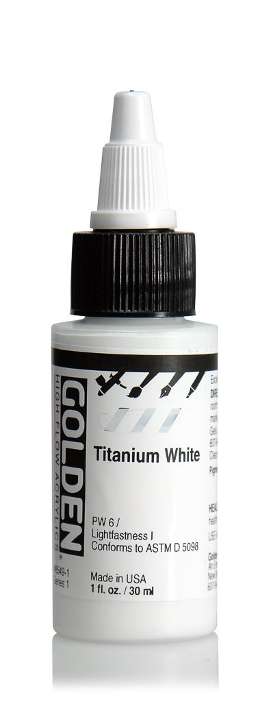 HF Titanium WhiteACRYLIC PAINTGolden High Flow