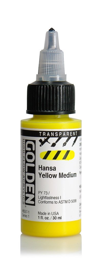 HF Transparent Hansa Yellow MediumACRYLIC PAINTGolden High Flow