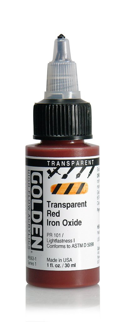 HF Transparent Red Iron OxideACRYLIC PAINTGolden High Flow