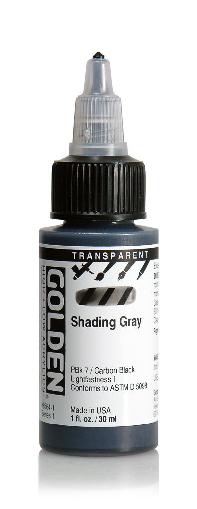 HF Transparent Shading GreyACRYLIC PAINTGolden High Flow