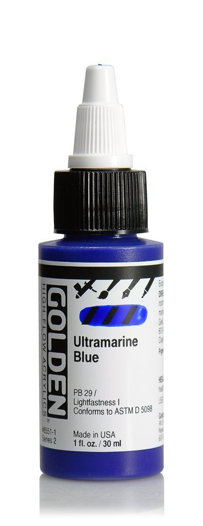 HF Ultramarine BlueACRYLIC PAINTGolden High Flow